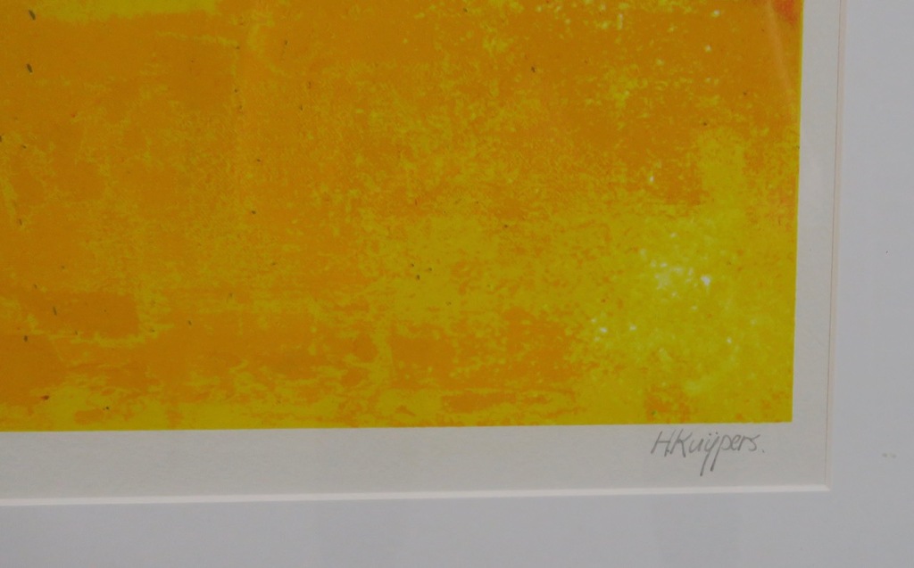 Henk Kuijpers: Zeefdruk, Ag Andrea - Ingelijst kopen? Bied vanaf 40!