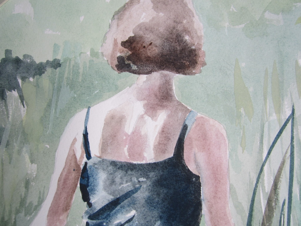 Andre Tigchelaar: Aquarel, Op weg 2 kopen? Bied vanaf 1!