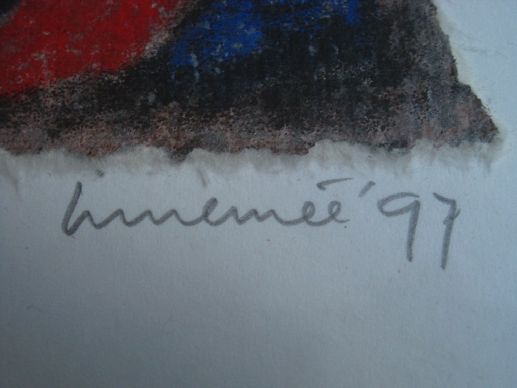 Hans Innemee (1951-) - handgekleurde zeefdruk -zeer beperkte oplage - gesigneerd kopen? Bied vanaf 1!