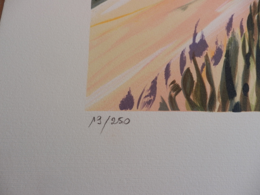 ZAM TOIRIER  Litho  TOSCAANS DORP kopen? Bied vanaf 1!