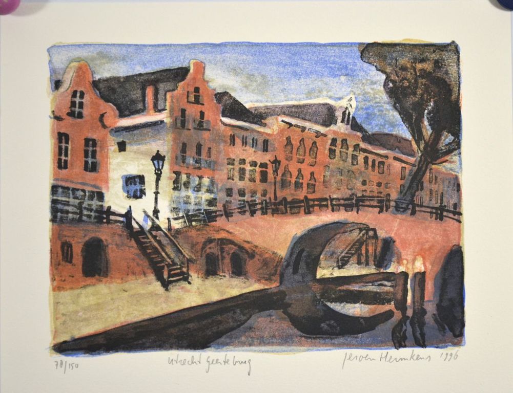 Jeroen Hermkens: Litho. Geertebrug Utrecht kopen? Bied vanaf 50!