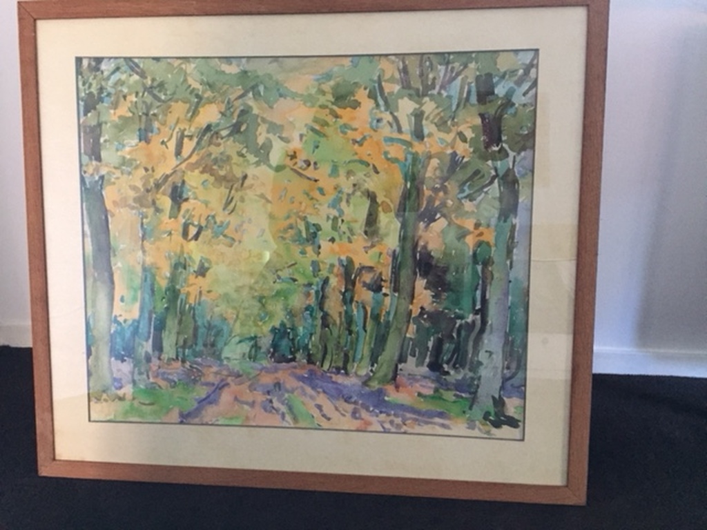 Beint Mankes, aquarel kopen? Bied vanaf 250!