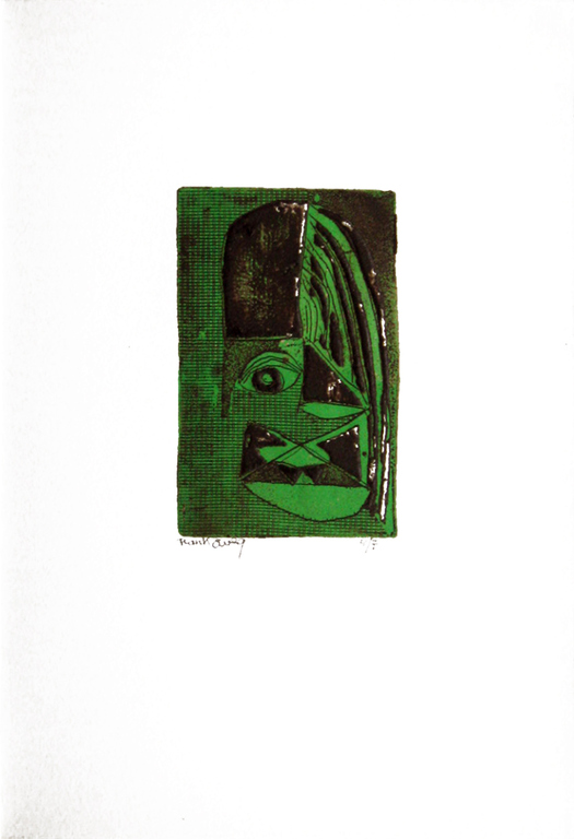 Frank Eweg - kleurenets op buetten, 1983. Oplage 4/7 kopen? Bied vanaf 10!