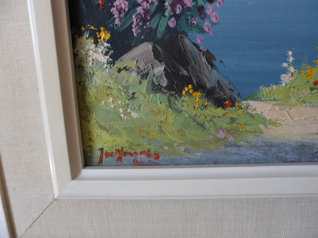 Niet of onleesbaar gesigneerd - Kunstenaar Onbekend: Olie op doek, Landschap. kopen? Bied vanaf 10!