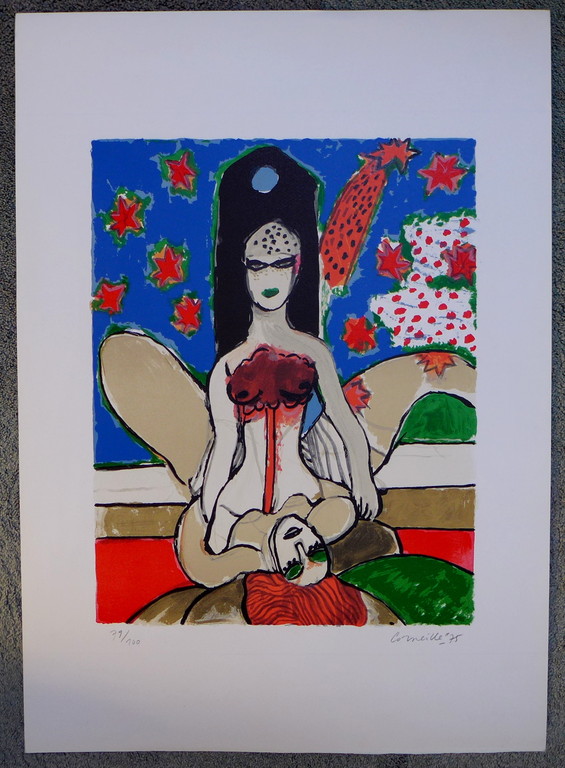 Cornneille, zeefdruk uit 1975 kopen? Bied vanaf 1!