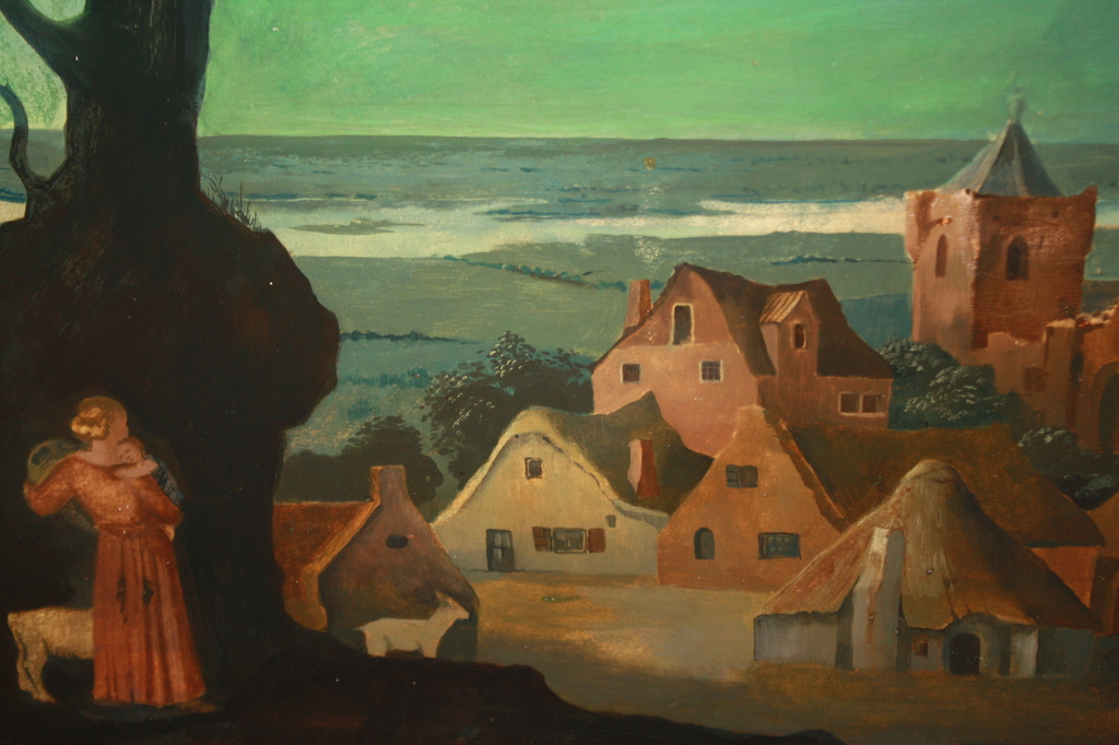 Surrealisme DAME met KIND door W NIJS kopen? Bied vanaf 100!