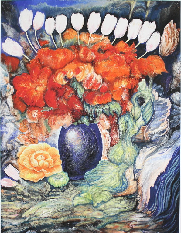 ' Bouquet mit weißen Tulpen ' 2012 - giglée - handgesigneerd - oplage 300 kopen? Bied vanaf 59!