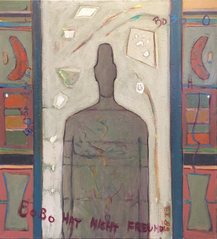 Eric Toebosch, olieverf op linnen, Bobo hat nicht freund kopen? Bied vanaf 600!