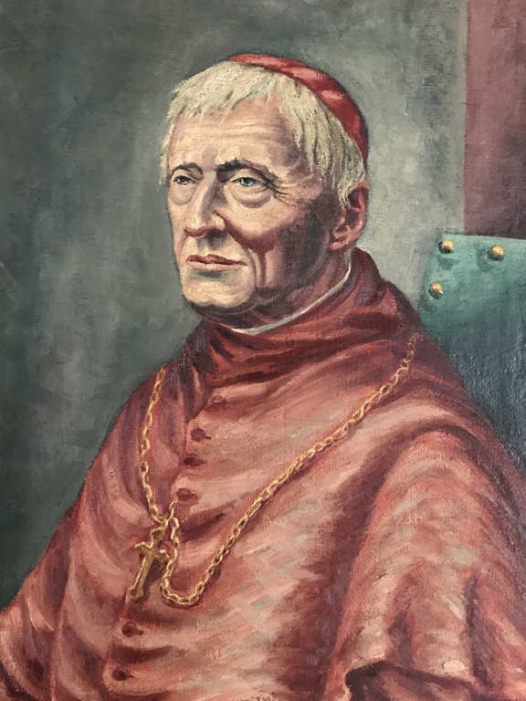 Jan Tebben 1909 - 1978 ) - Olieverf op doek - Portret van Kardinaal  kopen? Bied vanaf 65!