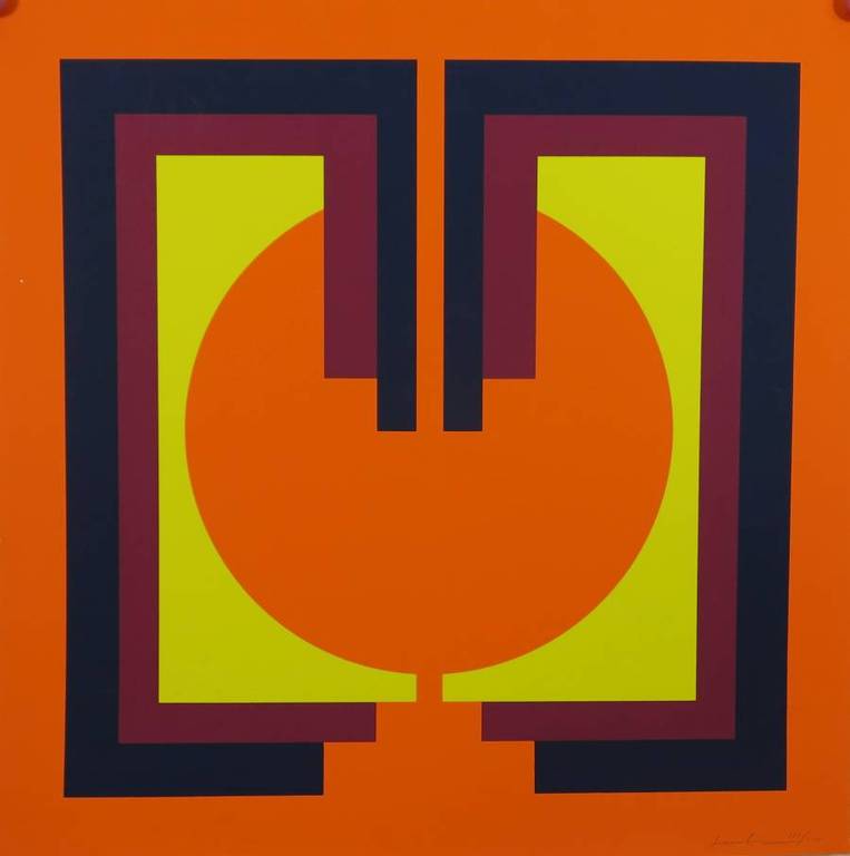 Cyril Lixenberg: Zeefdruk, Zonder titel verkocht voor € 40!