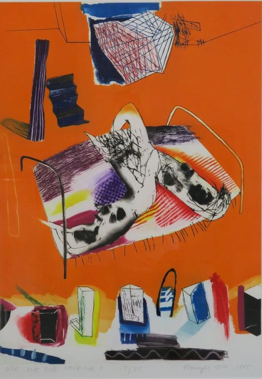 Henryk Ozog: Ets, Nic Sie II - Ingelijst kopen? Bied vanaf 35!