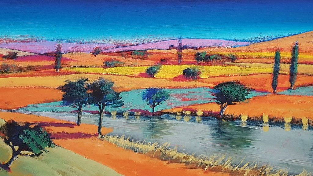 PAUL POWIS - COLORFUL WORLD, Litho, handgesigneerd en genummerd, oplage 250  kopen? Bied vanaf 1!