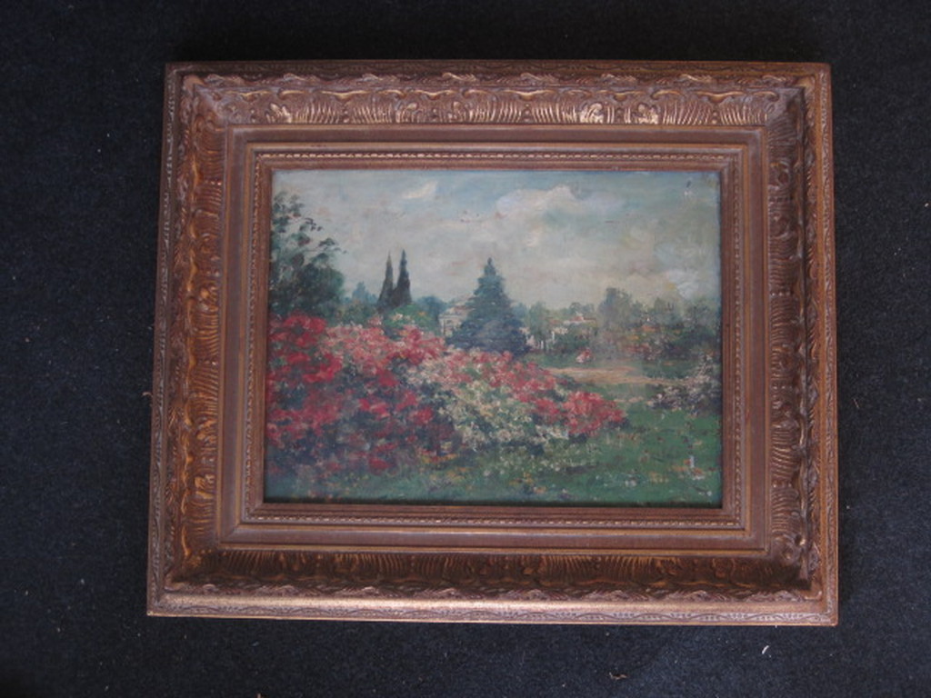 Anton Dirckx (1878-1927) - olieverf 1900 "Kinderen in lommerrijke tuin" gesign. kopen? Bied vanaf 1!