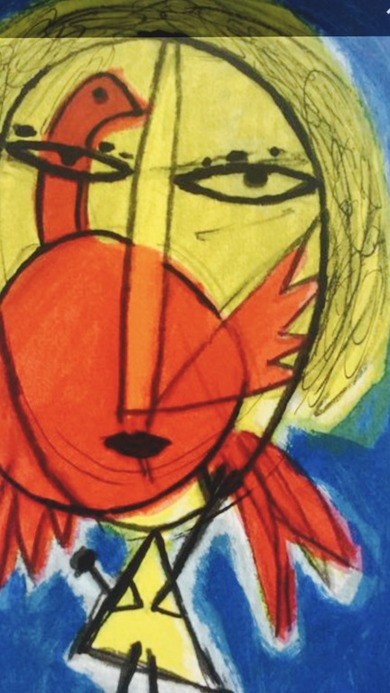 Corneille - Zeldzame litho - le rouge et le jaune  kopen? Bied vanaf 245!