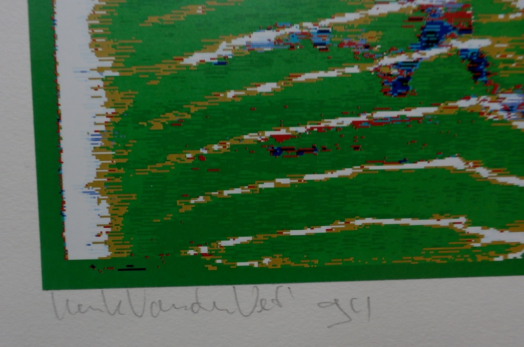 Laatste keer: Henk van der Vet - Zeefdruk - Voetballers kopen? Bied vanaf 35!