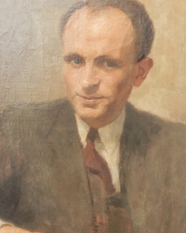 Willem Kouwer Boomkens (1911-1991) - Olieverf op doek - Zelfportret 1943 kopen? Bied vanaf 1!