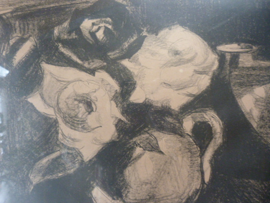 Piet van Wijngaerdt  ( 1873 - 1964 ). -  litho - stilleven. kopen? Bied vanaf 75!