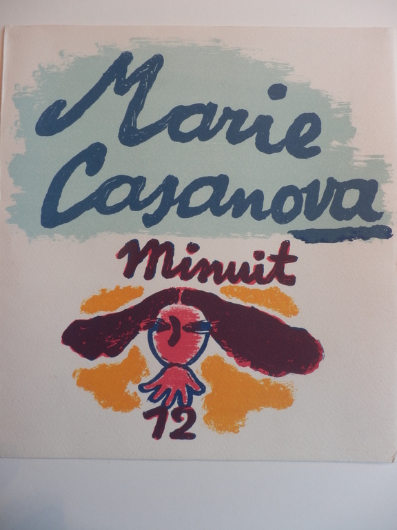CORNEILLE Litho  MARIE CASANOVA, MINUIT verkocht voor € 40!