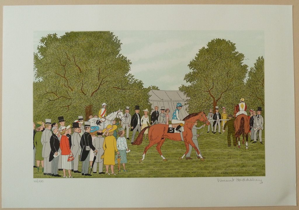Vincent Haddesley. -Avant le Départ- Litho. Handgesigneerd. 1985. kopen? Bied vanaf 59!