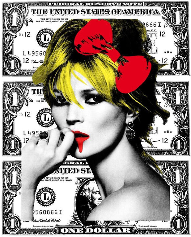 Death NYC, Kata moss. pop art print met coa kopen? Bied vanaf 35!