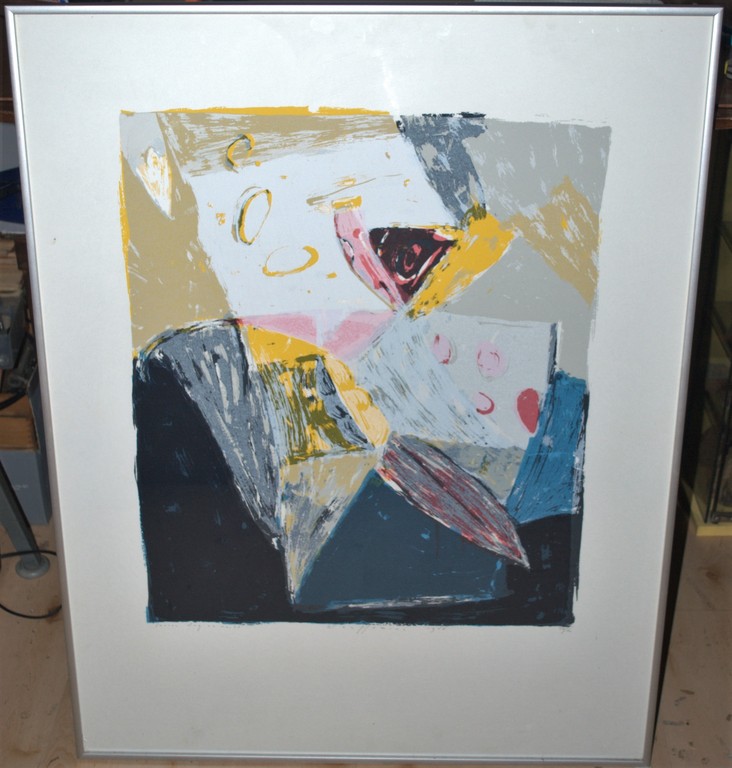 Tussen dag en nacht - grote zeefdruk - plus zeefdruk C.Godfroy verkocht voor € 50!