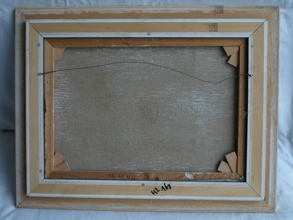 Gabriëlle Huig : Olieverf op doek , Landschap – gesigneerd & ingelijst –1996 kopen? Bied vanaf 1!