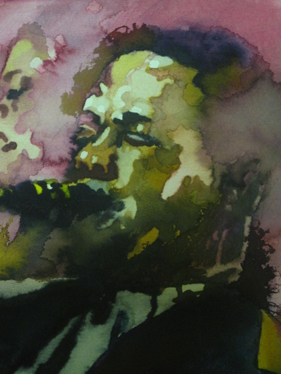 Martien Beenen (1933-) DutchSwingCollegeBand / Aquarel "Charlie Parker" ges. kopen? Bied vanaf 1!