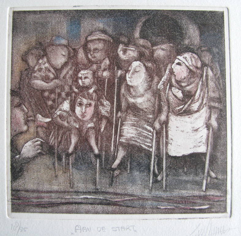 Lies van Vlijmen - Aan de start - kleurets kopen? Bied vanaf 15!