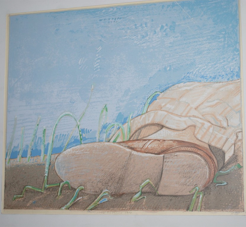 Liggen in het gras- litho uit 1980 -oplage 125 kopen? Bied vanaf 275!
