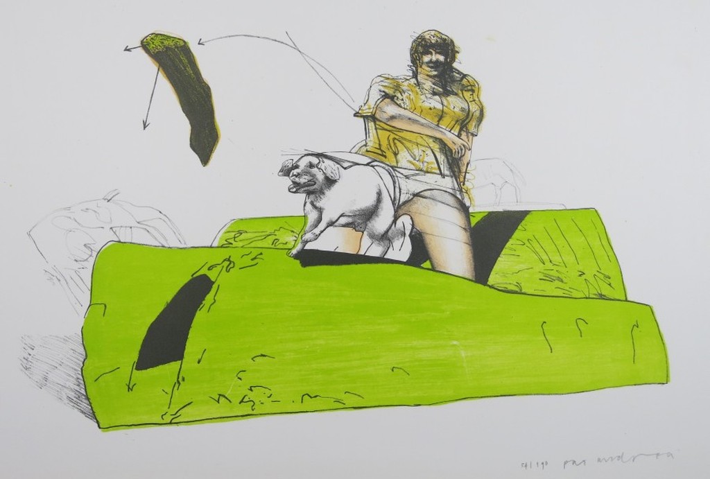 Pat Andrea: Litho, Apport verkocht voor € 100!