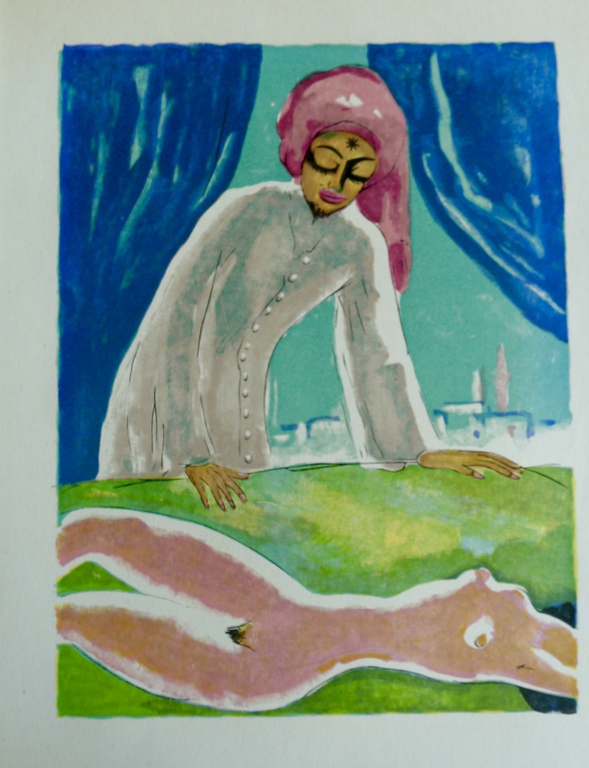 Kees van Dongen, Houtgravure," :La belle endormie". kopen? Bied vanaf 1!