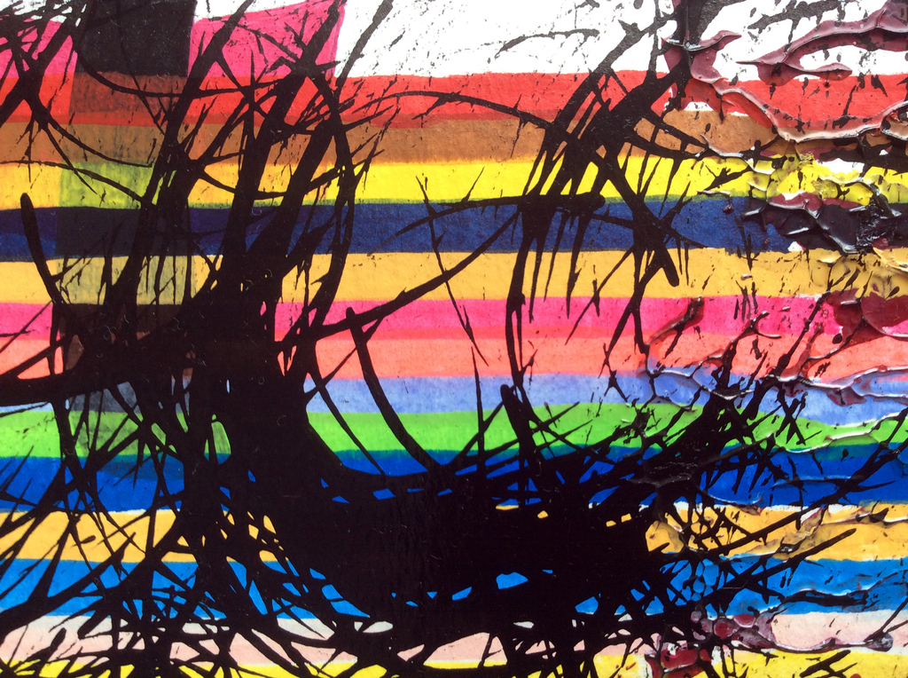 Jack Vissers - acryl en inkt op papier kopen? Bied vanaf 35!