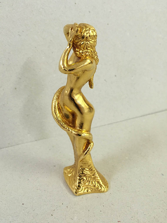 Ernst Fuchs, ‘Frau Lot’, metalen sculptuur verguld, 2014  kopen? Bied vanaf 129!