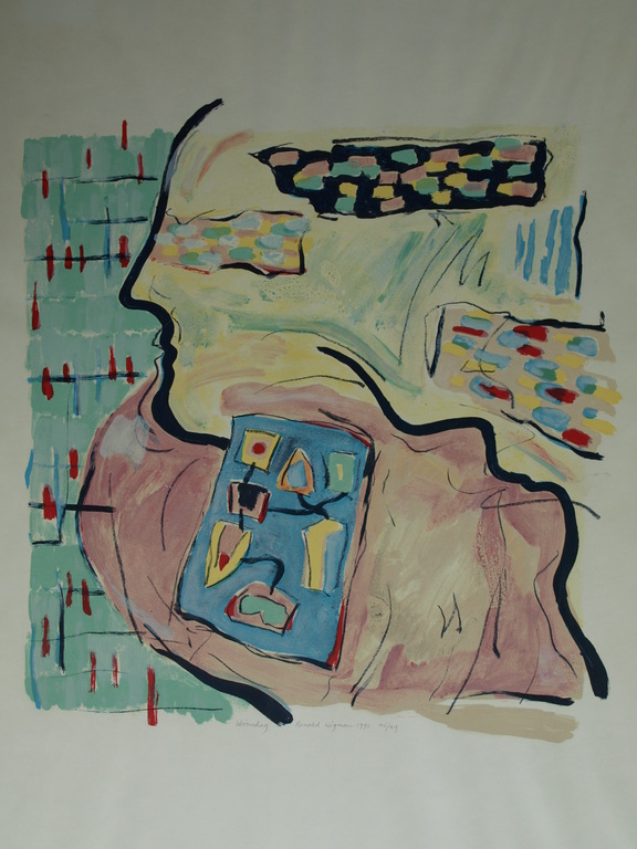 Ronald Wigman (1954-) : Zeefdruk – Woensdag – 1990 – oplage 49 ex.  kopen? Bied vanaf 1!