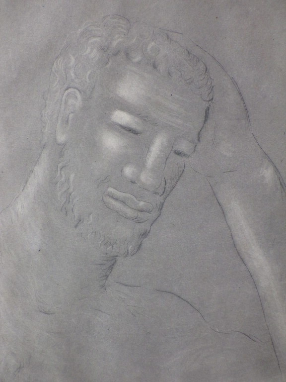 Livinus van de Bundt, Klassiek bebaarde man, Naaldgravure kopen? Bied vanaf 35!