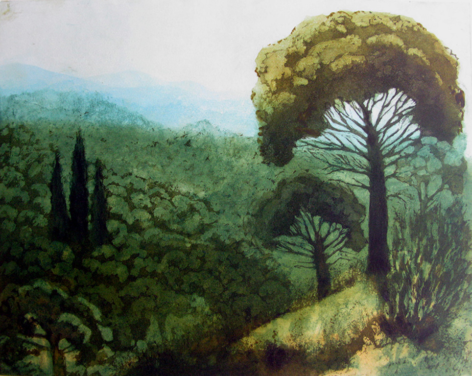 Willy Belinfante (1922-2014) - LES PINS PARASOLS - kleurets kopen? Bied vanaf 1!