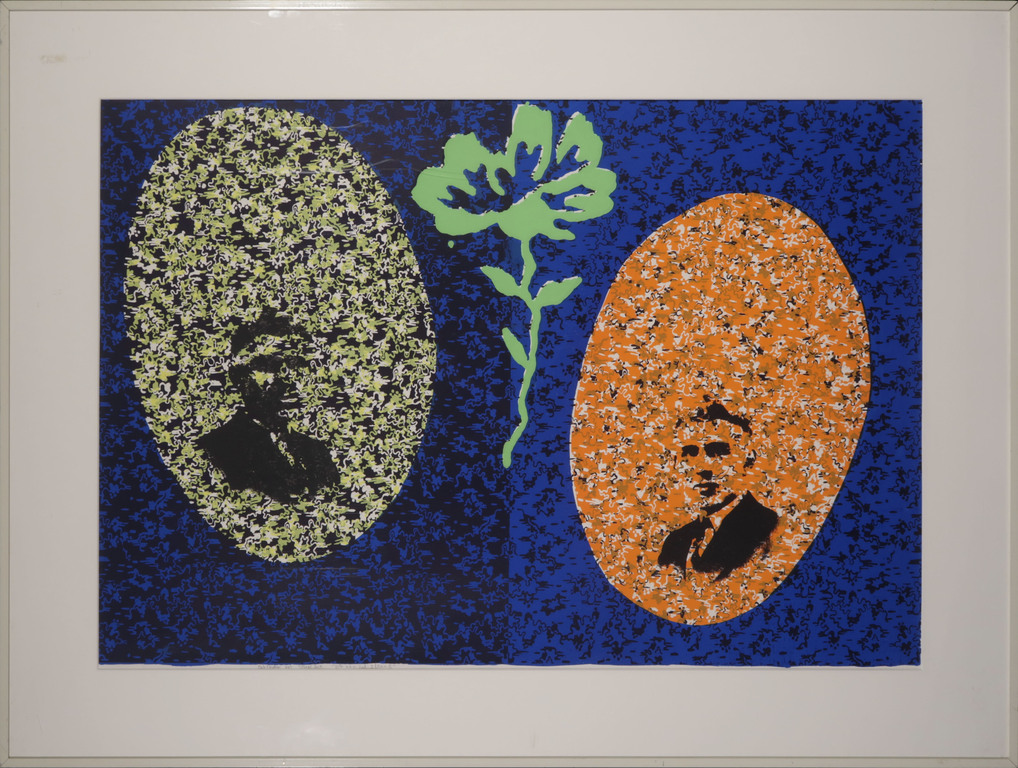 Bob Negryn: Zeefdruk, Opa aan het strand - Ingelijst (Groot) kopen? Bied vanaf 20!