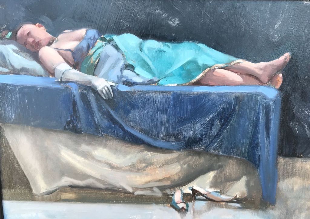 Olieverf op paneel. kopen? Bied vanaf 35!