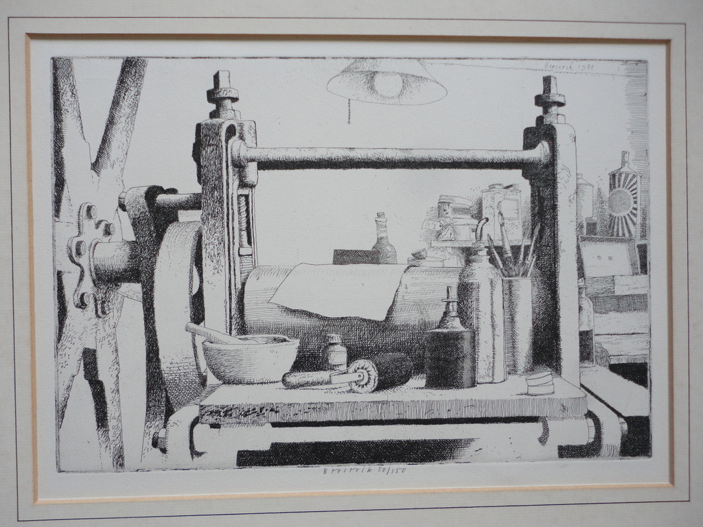 Herman Berserik ets 30x20,5cm. kopen? Bied vanaf 45!