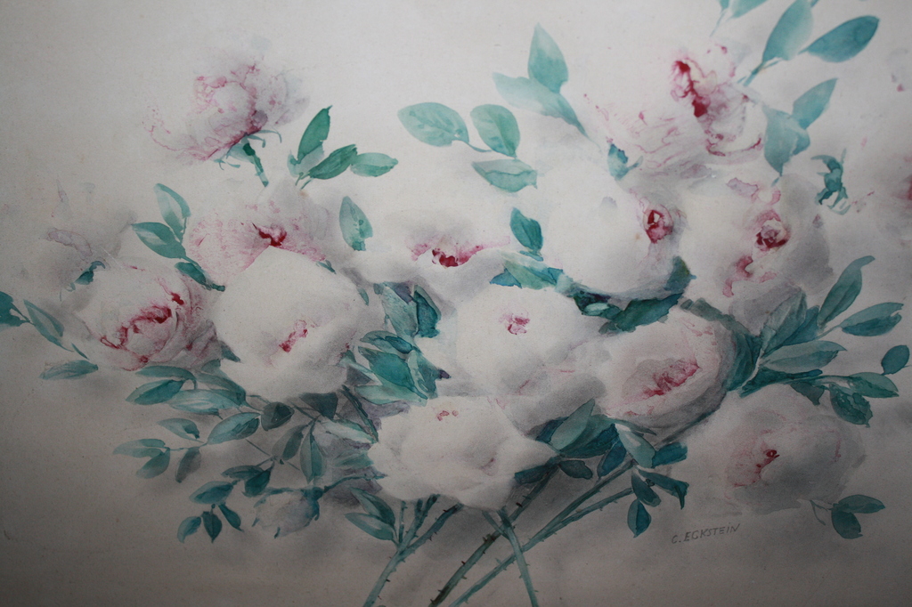 Carel Eckstein - ROZEN SCHILDERIJ 1890 kopen? Bied vanaf 165!