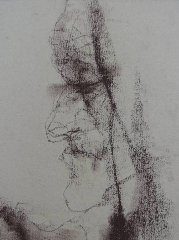 Sandor Ruttkay: Krijttekening, Twee Koppen kopen? Bied vanaf 1!