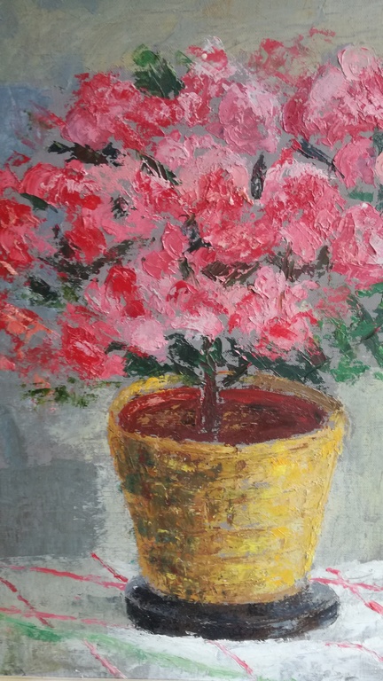 Onbekend kunstenaar, olieverf op paneel, Bloemen Stlleven kopen? Bied vanaf 1!