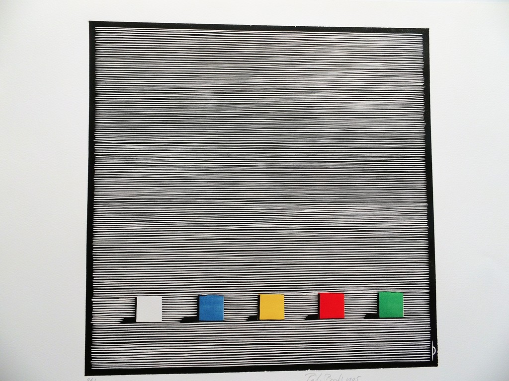 kleurrijke golven Pieter Becks verkocht voor € 45!