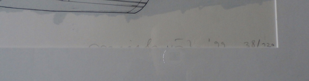 Janpeter Muilwijk, zeefdruk: Studie voor musicerende engel, handges. kopen? Bied vanaf 95!