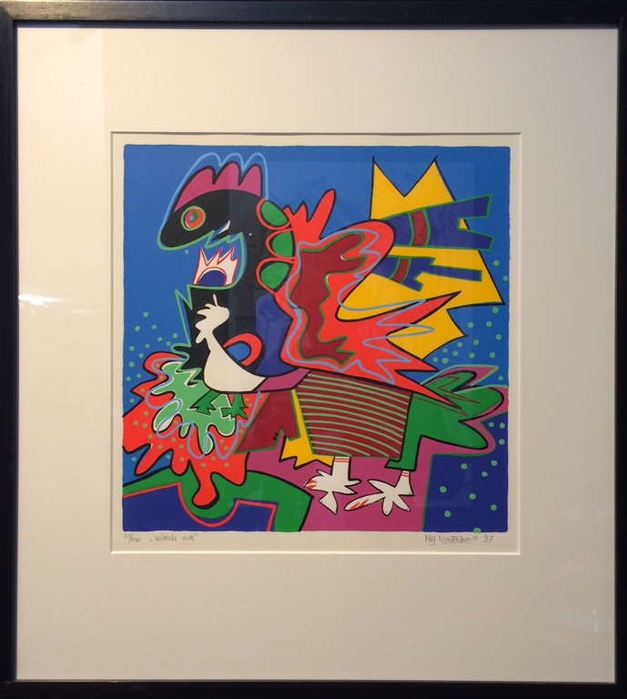 Marianne Nearebout: zeefdruk met lijst verkocht voor € 50!