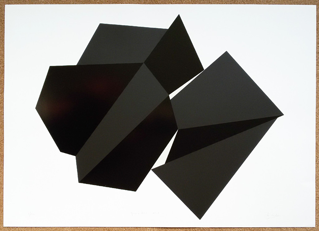 Marcel Verdren - Spacio Nero no. 8, zeefdruk kopen? Bied vanaf 150!