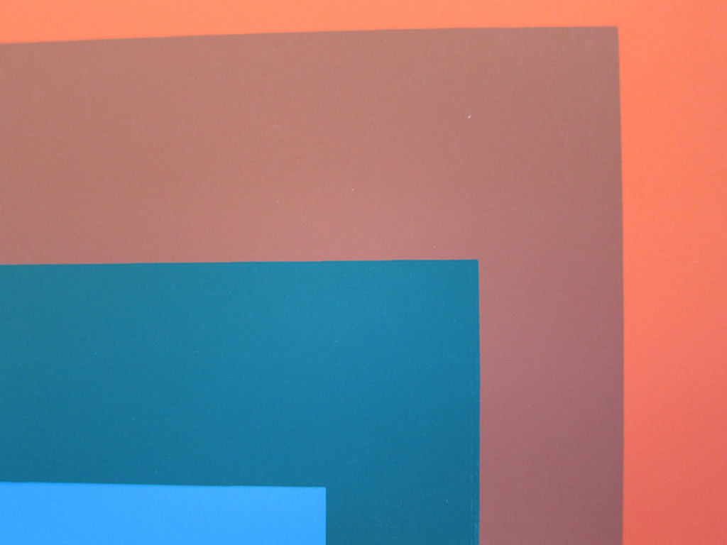 Josef Albers 'Homage to the square' - originele zeefdruk, 1977  kopen? Bied vanaf 1!