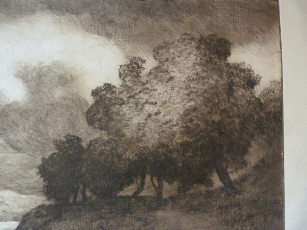 Martin van Waning ( 1889 - 1972 ) - ets - landschap. kopen? Bied vanaf 1!