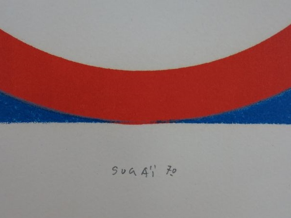 Kumi Sugai: Litho, Compositie (rood/blauw) kopen? Bied vanaf 70!