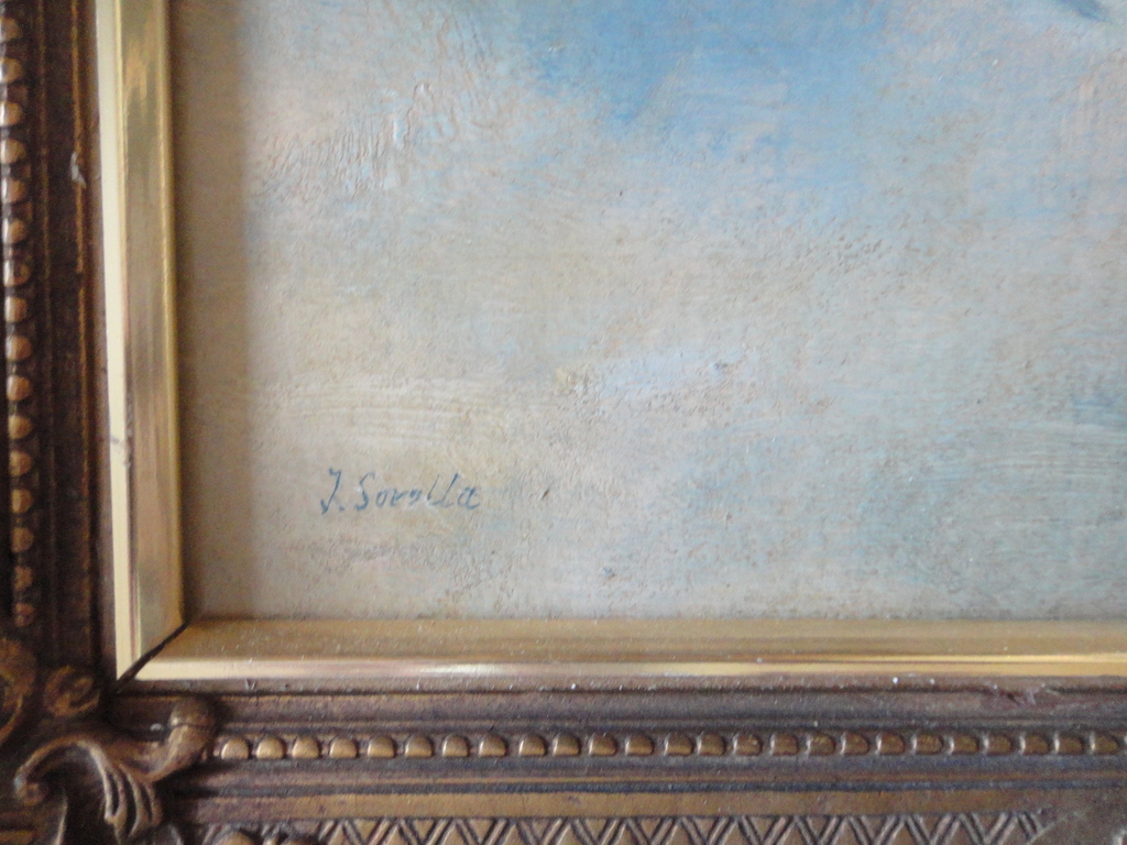 Sorella, olieverf op paneel, dames aan het strand kopen? Bied vanaf 250!